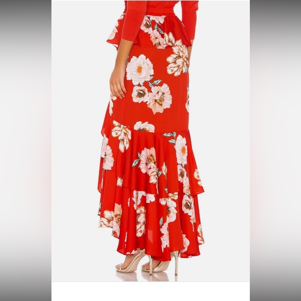 NWT Revolve MISA LOS ANGELES Lucia Skirt in Poppy Floral - Picture 2 of 11